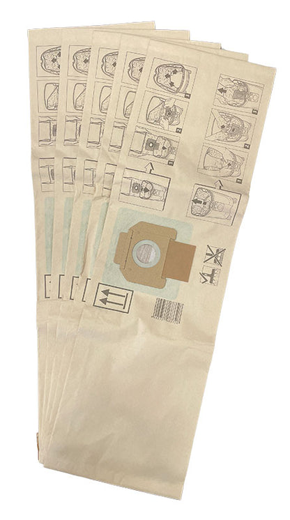 Nilfisk Attix 5 Series Paper Dust Bags - 5pk (302000527)