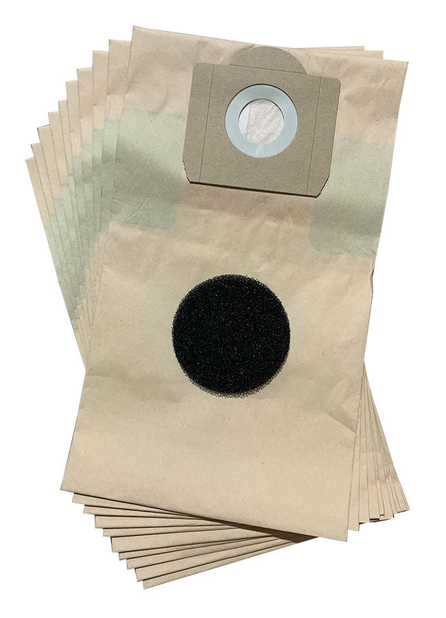 NIlfisk Saltix Vacuum Cleaner Filter Dust Bags - 10-Pack (302000789)