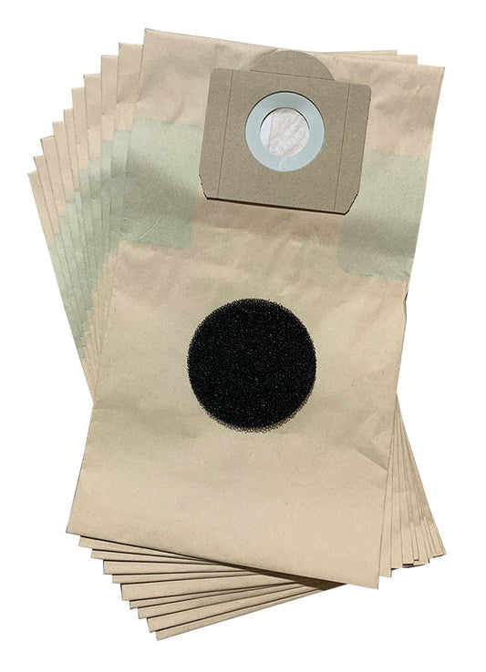 NIlfisk Saltix Vacuum Cleaner Filter Dust Bags - 10-Pack (302000789)