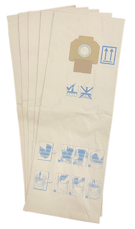 Nilfisk Alto Attix IVB7 Series Filter Vacuum Bags - 5pk (302001909)