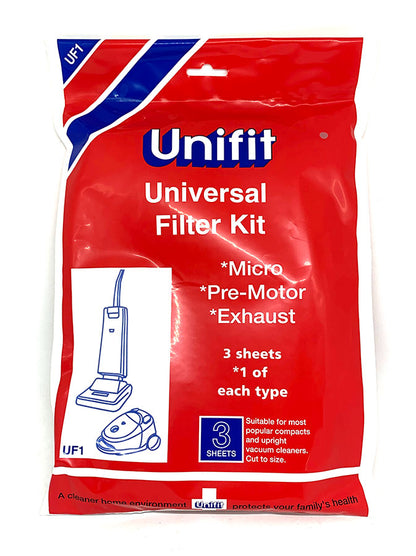 Unifit Universal Vacuum Cleaner Filter Kit (32200646)