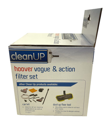 Hoover Vogue 5012, 5015, 5017, Hoover Action 5019 Vacuum Cleaner Filter Set (32200884) 