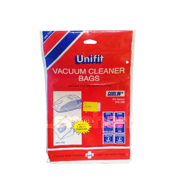 Unifit 115 Goblin Vacuum Cleaner Paper Dust Bags (32410058)