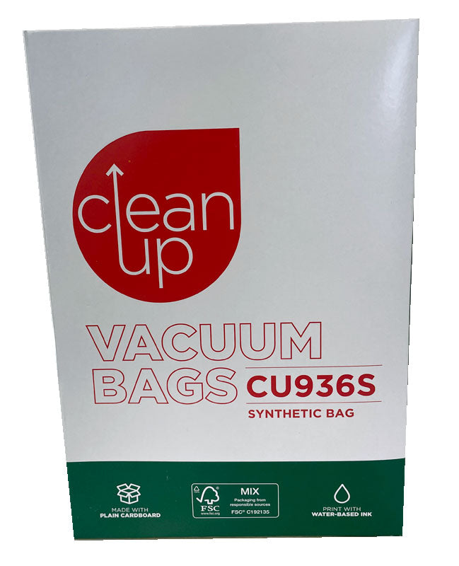 Clean Up CU936S Synthetic Vacuum Cleaner Bags (32420051)