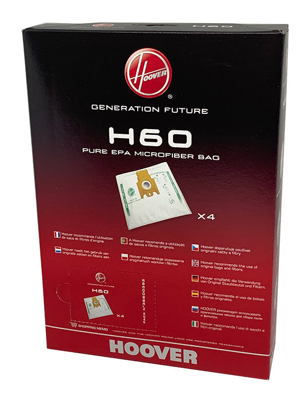 Hoover Pure EPA H60 Vacuum Cleaner Bags (32420294)