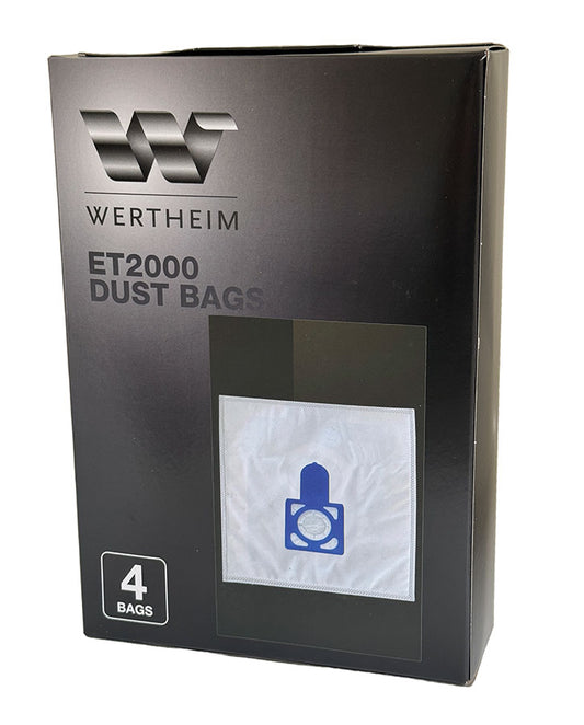Wertheim ET1400, ET1600, ET1700 and ET2000 Vacuum Cleaner Bags (32420325)