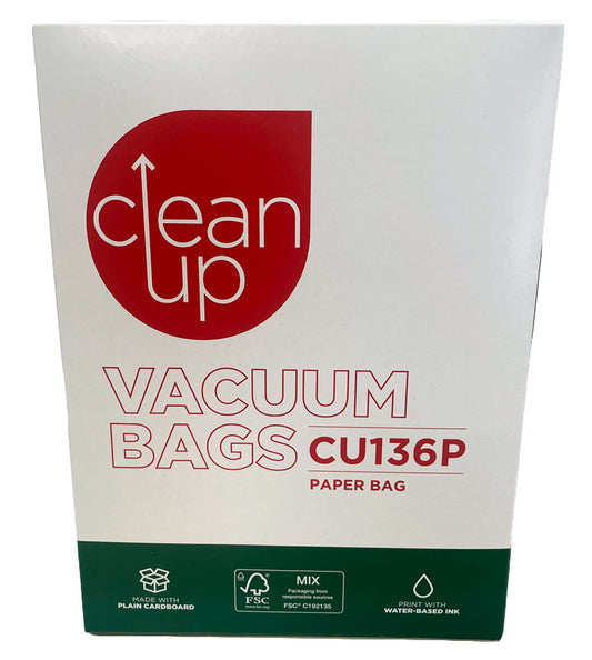 Clean Up CU136P Paper Vacuum Cleaner Bags (32440539)
