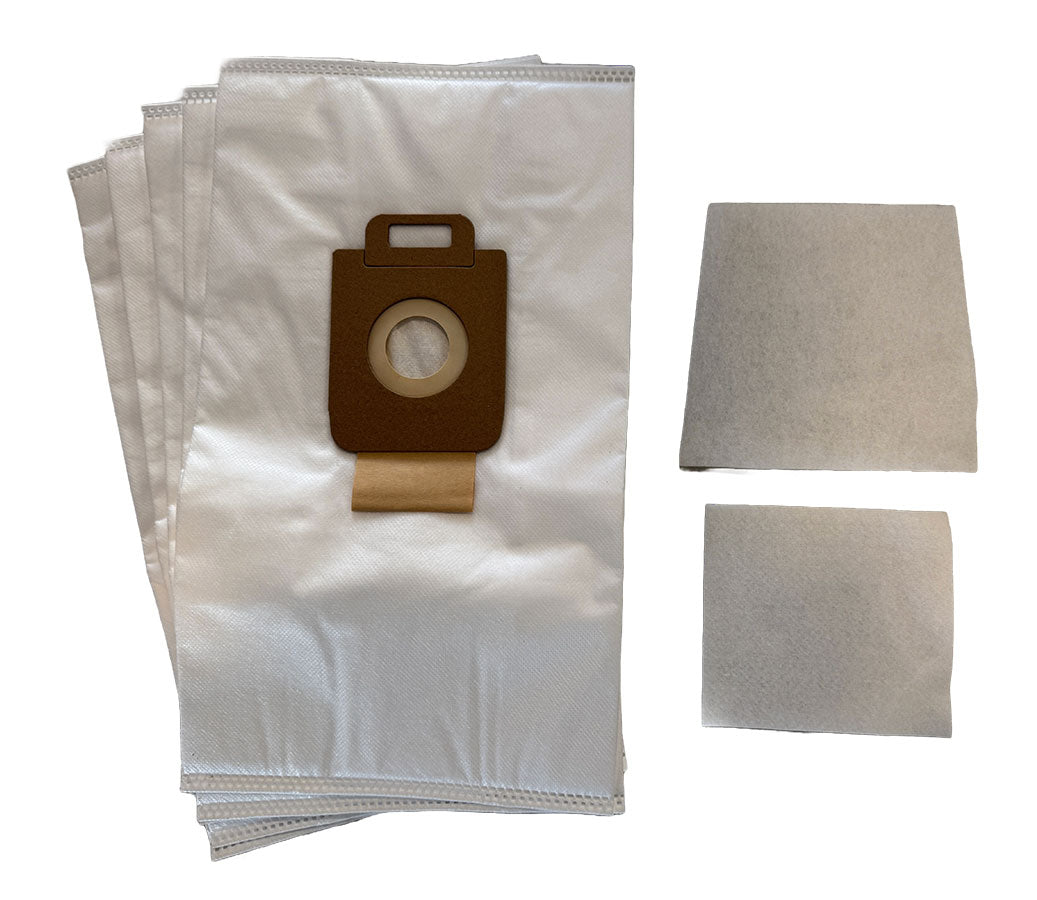 Clean Up CU123S Synthetic Dust Bags for Nilfisk GM200, GM300, GM400, King, Extreme Series Vacuum Cleaners (32440543)
