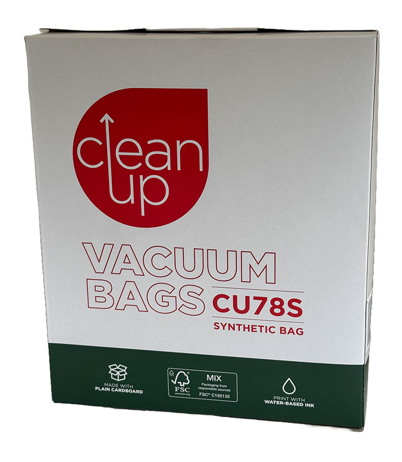 Clean Up CU78S Synthetic Vacuum Cleaner Dust Bags (32440545)