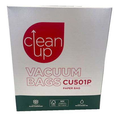 Clean Up CU501P Paper Vacuum Cleaner Bags (32440551)