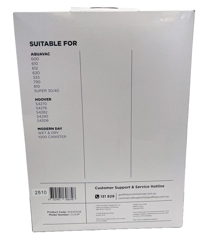 Clean Up CU43P Paper Vacuum Cleaner Bags (32440558)