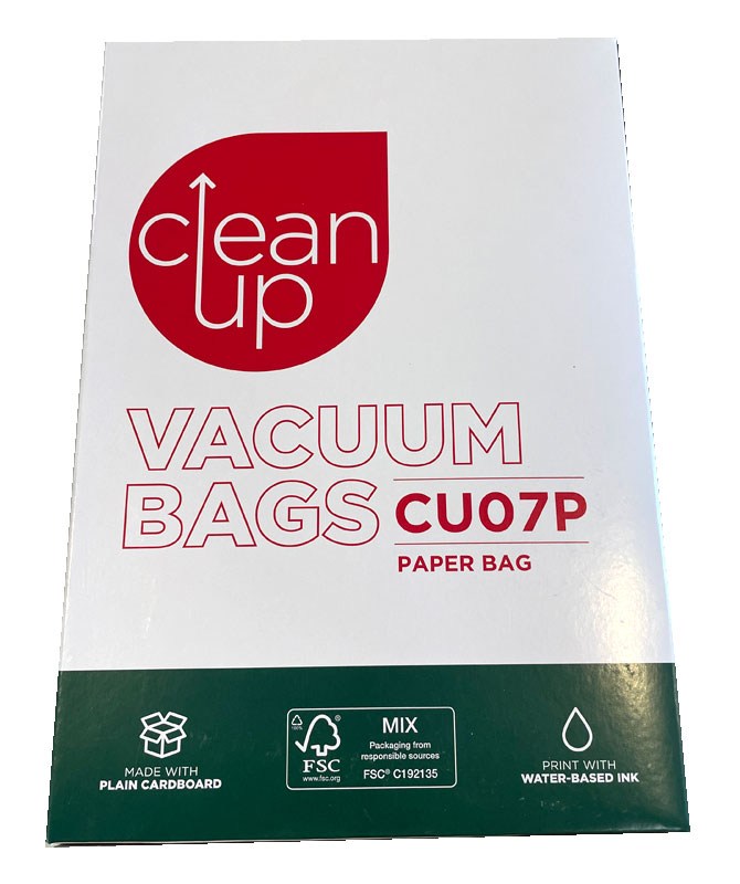 Clean Up CU07P Paper Vacuum Cleaner Bags (32440562)