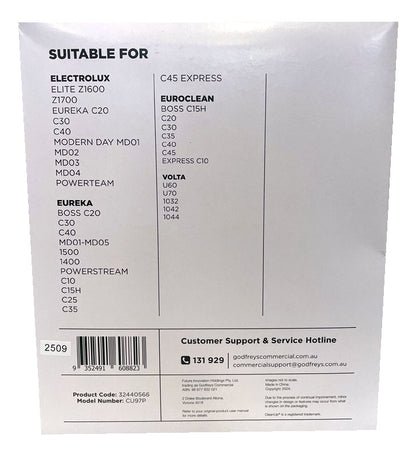 Clean Up CU97P Paper Vacuum Cleaner Bags - 5pk (32440566)