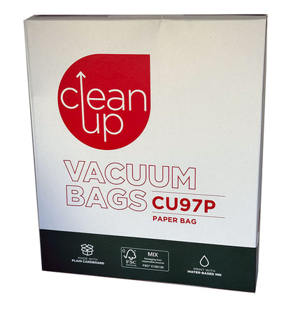 Clean Up CU97P Paper Vacuum Cleaner Bags (32440566)