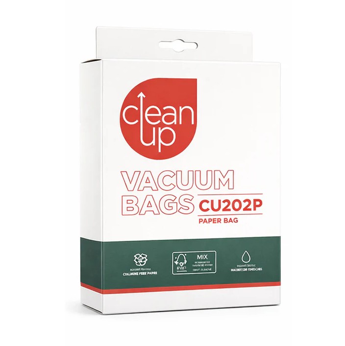 Clean Up CU202P Paper Vacuum Cleaner Bags - 10pk (32440574)