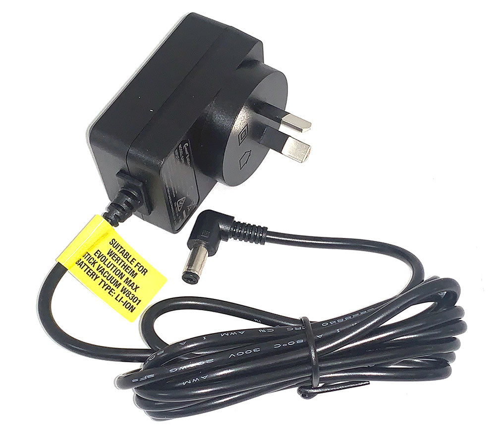 Wertheim Evolution Max W8301 Stick Vacuum Charger Adaptor (33202013)