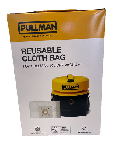 Pullman CD1203 and PULL10LD Reusable Cloth Vacuum Cleaner Dust Bag (33400189)