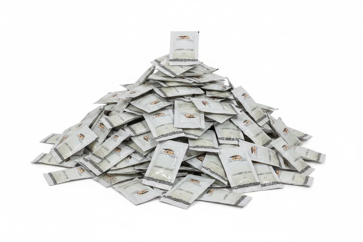 Laundry Liquid 10ml Sachet - 1000 pack – Hotel Guest Amenities (CLAUN-10ML)