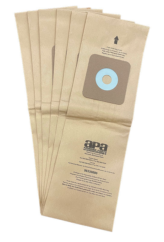 Nilfisk GU700A & XP28 Carpet Retriever Vacuum Cleaner Bags - 6pk (56330690)