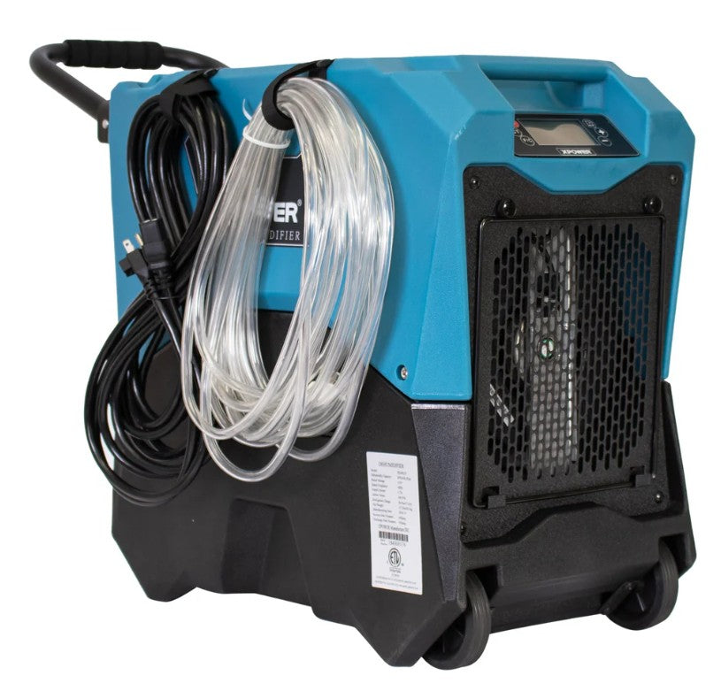 XPOWER 85L Commercial LGR Dehumidifier with Wheels and Mobility Handle (XD-85LH)