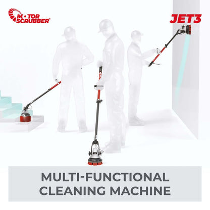 MotorScrubber JET3 Handheld Scrubber with Spray Scrub Technology Starter Kit (MSJET3)#