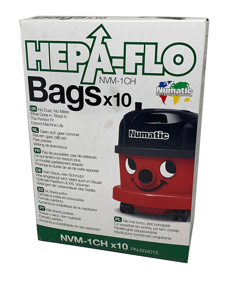 Numatic Henry NVM1CH Hepaflo Synthetic Dust Bags (604015)