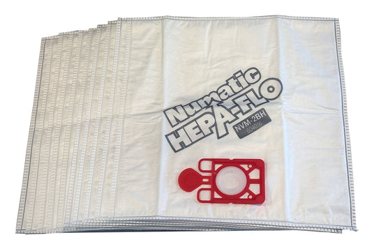 Numatic NVM2BH Hepaflo Dust Bags - 10 Pack (604016)