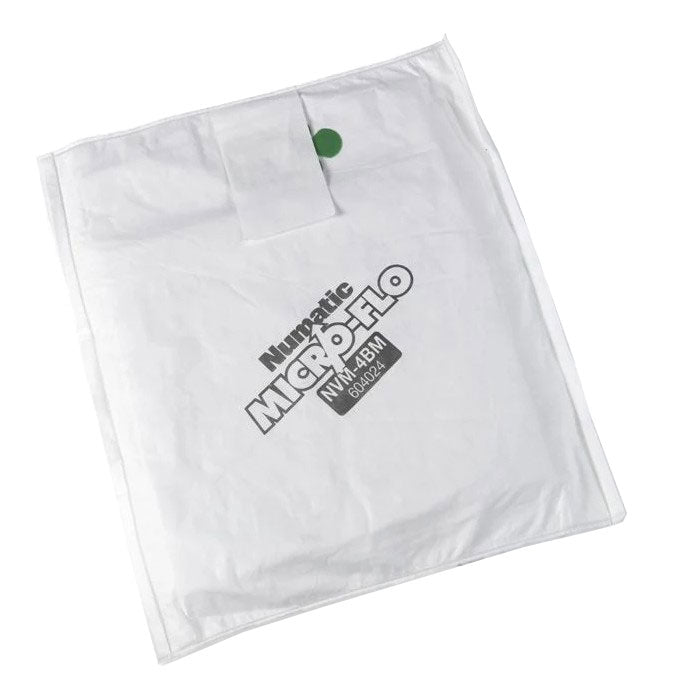 Numatic NVM-4BM DustCare Vacuum Cleaner Range Microflo Dust Bags - 5 Pack (604024)