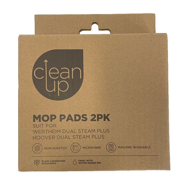 Clean Up Hoover Dual Steam Plus 3631 and Wertheim 3631 Steam Mop Pads 2-Pack (62300479)