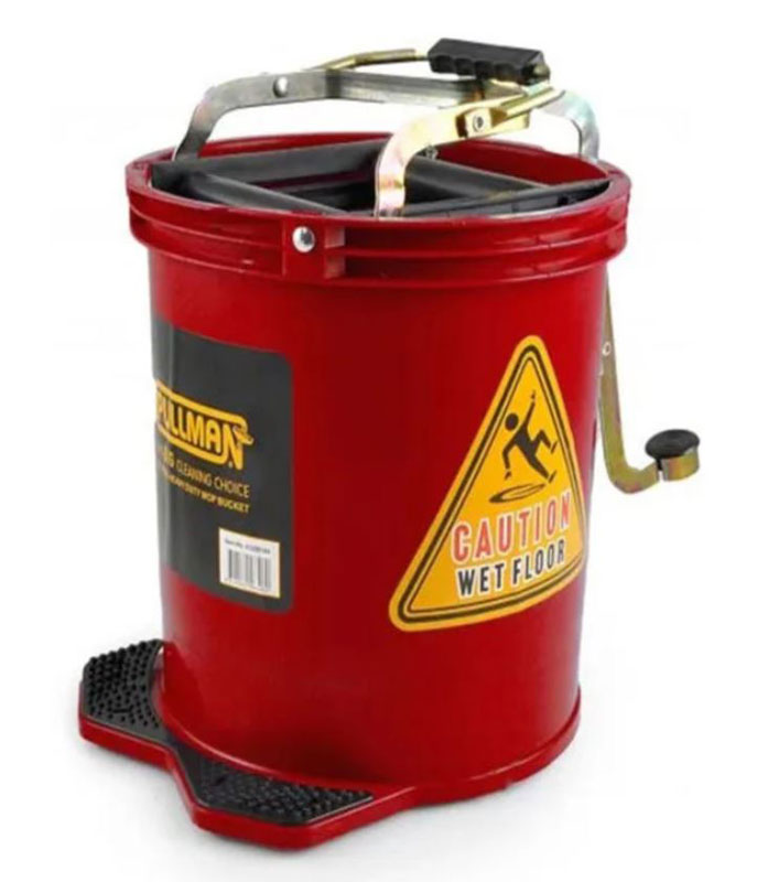 Pullman 16 Litre Heavy Duty Mop Bucket - Red (63200193)