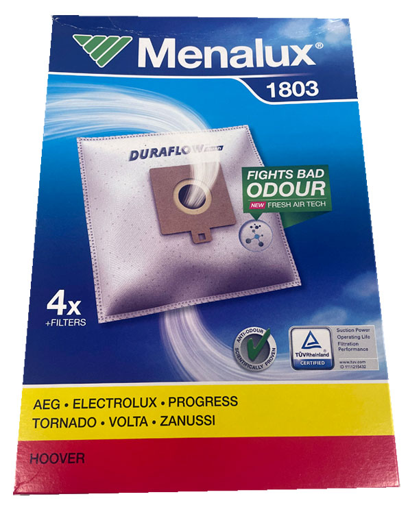 Menalux 1803 AEG, Electrolux, Volta Mighty Mite and Hoover Freespace, Sprint Vacuum Bags (900166149)