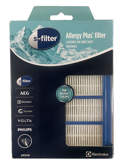 Electrolux Vacuum Cleaner S-Filter H13 HEPA Washable Filter (900167768)