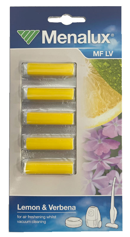 Lemon and Verbena Scented Vacuum Cleaner Air Freshener and Deodoriser 5-Pack (900168105)