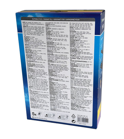 Electrolux, Volta, Airflo Vacuum Cleaner Dust Bags (900196127)