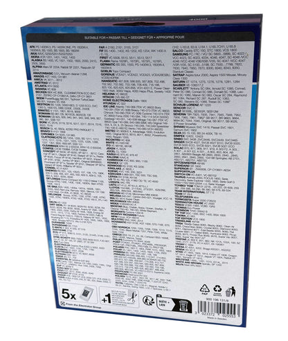 Menalux 1940 Synthetic Vacuum Cleaner Bags (900196131)