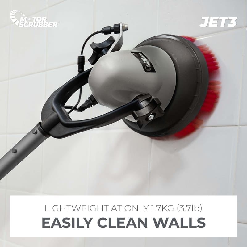 MotorScrubber JET3 Handheld Scrubber with Spray Scrub Technology Starter Kit (MSJET3)#