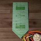 Bonnie Bio 60L COMPOSTABLE Bin & Rubbish Bags - Roll of 15 (BB-60L)
