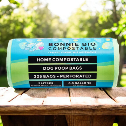 Bonnie Bio 2L Compostable COUNCIL Dog Poop & Multi-use T-Shirt Bags - Carton of 9 (BB-DOG-9)#