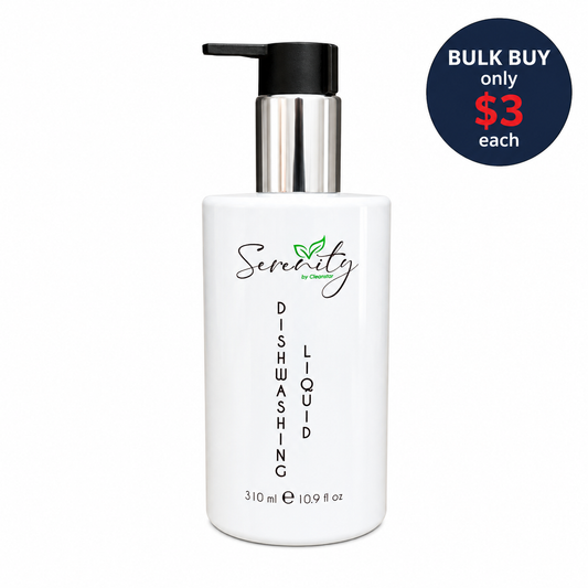 Serenity Dishwashing Liquid Pump Bottle 310ml Box of 50 – Hotel Guest Amenities (CDISH-310ML)