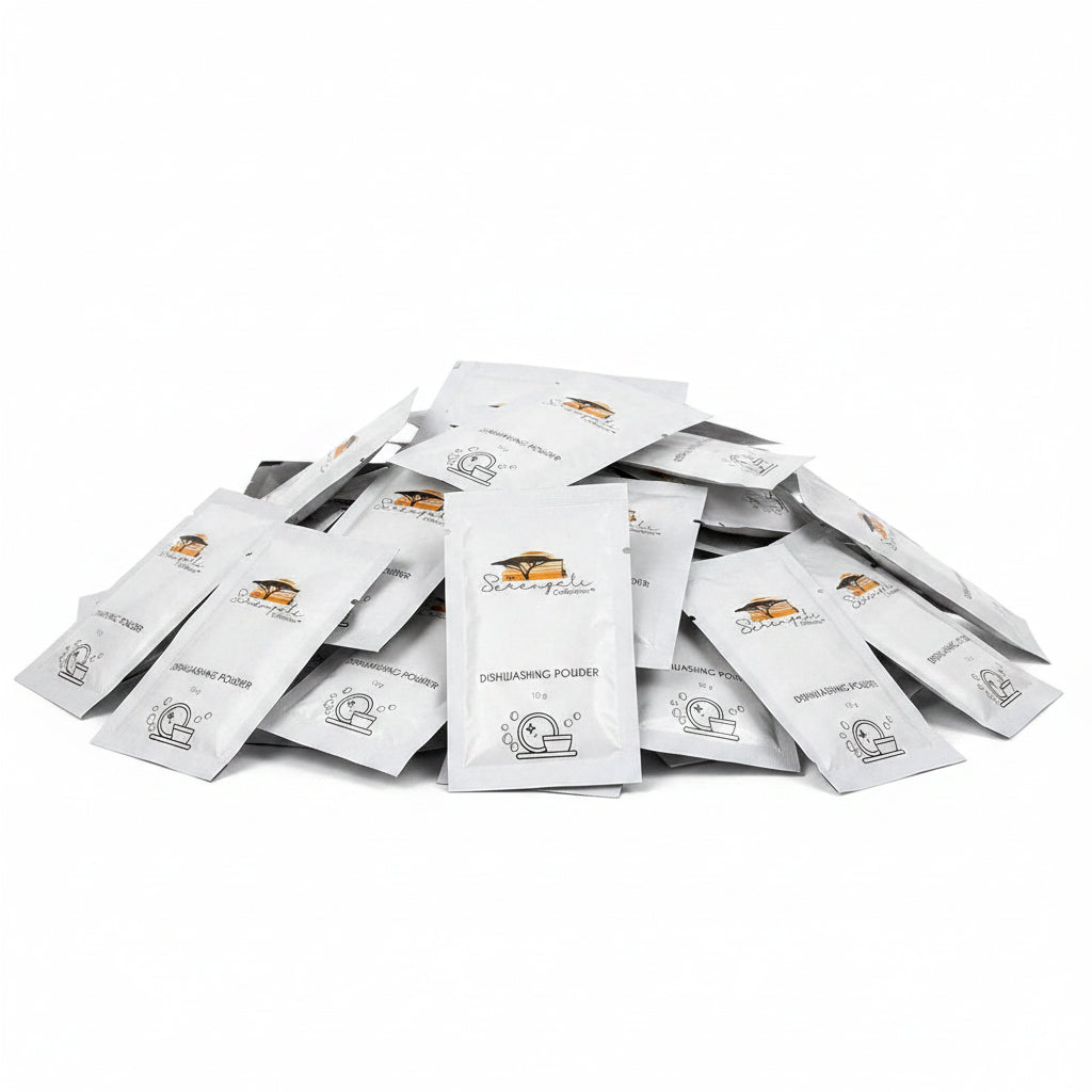 Dishwashing Powder – 10g Sachet - 1000 pack – Hotel Guest Amenities (CDISHP-10G)