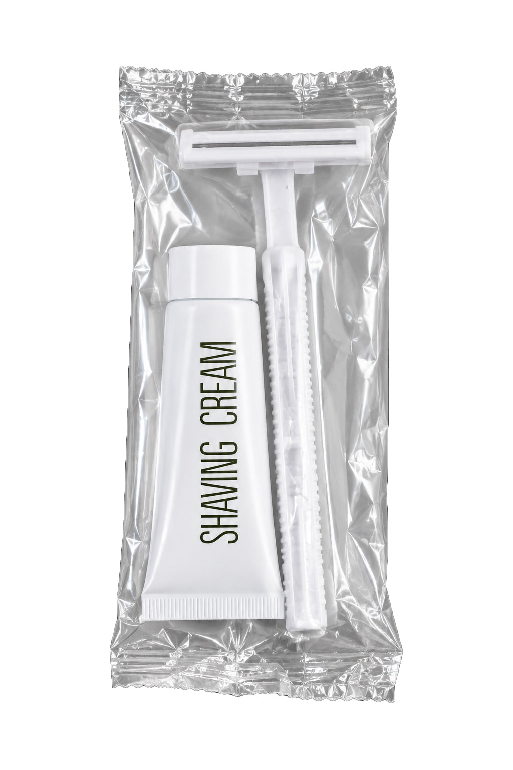 Razor & Shaving Cream Shave Kit - Box of 300 – Hotel Guest Amenities (CSHAVEKIT)