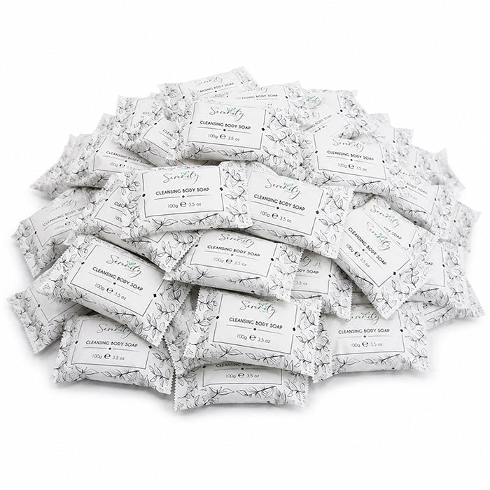 Serenity Body Soap Bar - 100gm Box of 100 – Hotel Guest Amenities (CSOAP-100G)