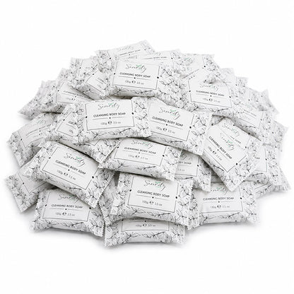 Serenity Body Soap Bar - 100gm Box of 100 – Hotel Guest Amenities (CSOAP-100G)