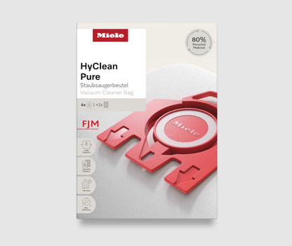 Miele HyClean Pure FJM Synthetic Vacuum Cleaner Dust Bags - 4 Pack (FJM-HP)