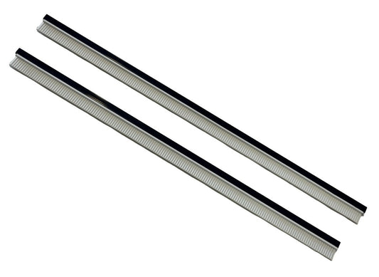 Pair of Squeegee Inserts for FTEA Commercial Vacuum Cleaner Floor Tool with Reinforced Stainless Steel and Height Adjuster (FTEA-WET)