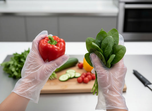 Bonnie Bio Medium Size COMPOSTABLE Disposable Gloves-50 pairs (BB-GLOVE-M)