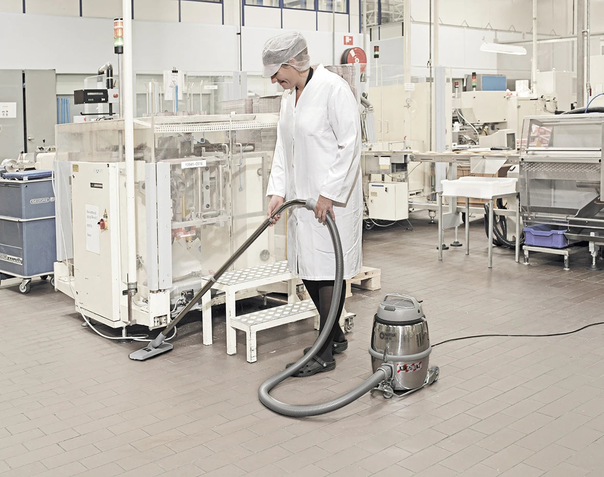 Nilfisk GM80B Compact Industrial Vacuum Cleaner With HEPA Filter Kit (GM80B-HEPA)