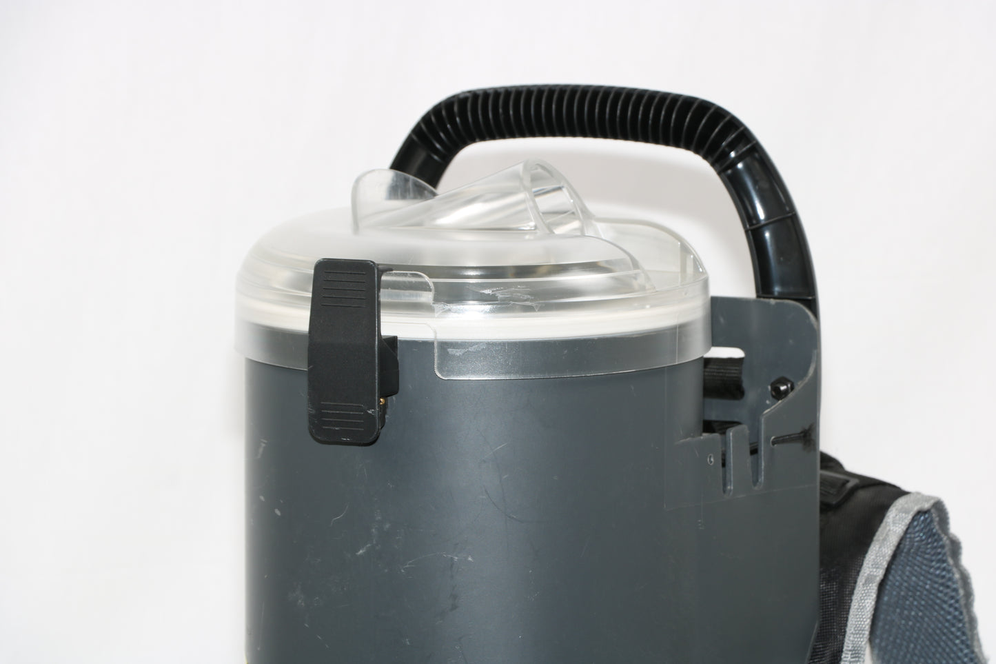 Ghibli T1 Backpack Vacuum Cleaner - Charcoal with Clear Lid (T1v3-CLR)