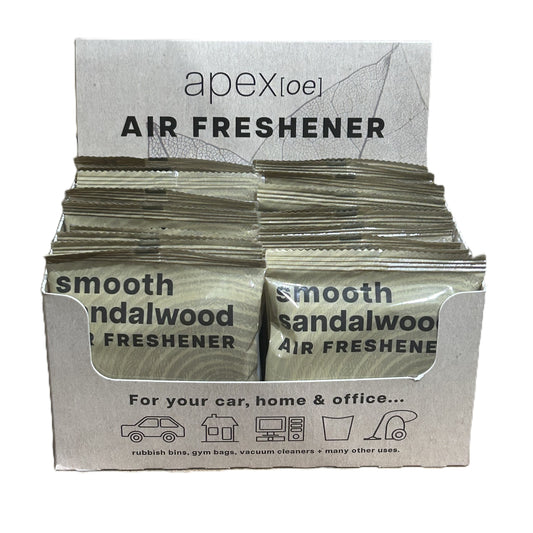 Smooth Sandalwood Air Freshener Fragrance Sachet Pack - 25pc - AUSTRALIAN MADE (FS-SAND-25)