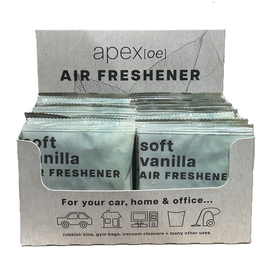 Soft Vanilla Air Freshener Fragrance Sachet - 25pc - AUSTRALIAN MADE (FS-VAN-25)